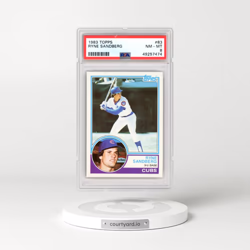 1983 Topps #83 Ryne Sandberg (PSA 8 NM-MT)