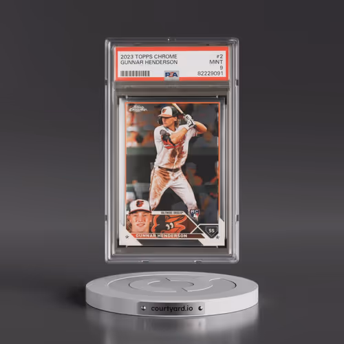 2023 Topps Chrome #2 Gunnar Henderson (PSA 9 MINT)