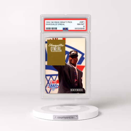 1992 Skybox Draft Picks #DP1 Shaquille O'Neal (PSA 8 NM-MT)
