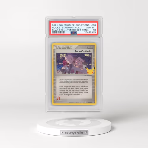 2021 Pokémon Celebrations Classic Collection #86 Rocket's Admin - Holo (PSA 10 GEM MINT)