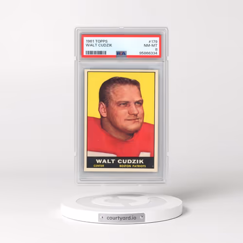 1961 Topps #179 Walt Cudzik (PSA 8 NM-MT)