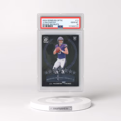 2024 Panini Donruss Optic Rookie Recruits #11 JJ McCarthy (PSA 10 GEM MINT)