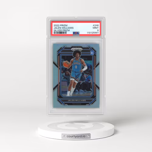 2022 Panini Prizm #246 Jalen Williams - Silver Prizm (PSA 9 MINT)