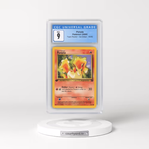 2000 Team Rocket #64/82 Ponyta - 1st Edition 1st Edition (CGC 9 MINT)