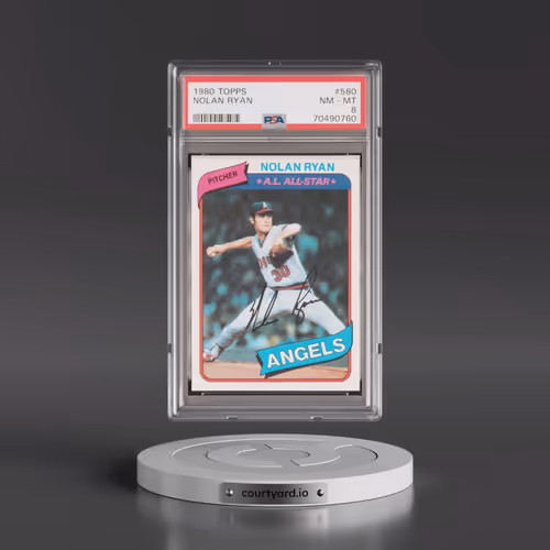 1980 Topps #580 Nolan Ryan (PSA 8 NM-MT)