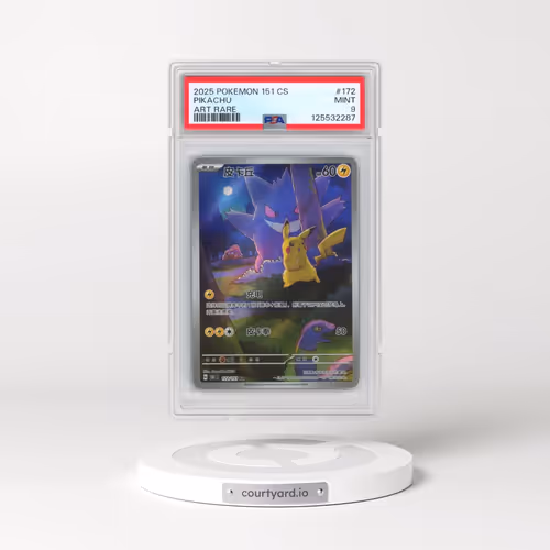 2025 Pokémon Simplified 151 C-Collection 151 #172 Pikachu - Art Rare (PSA 9 MINT)