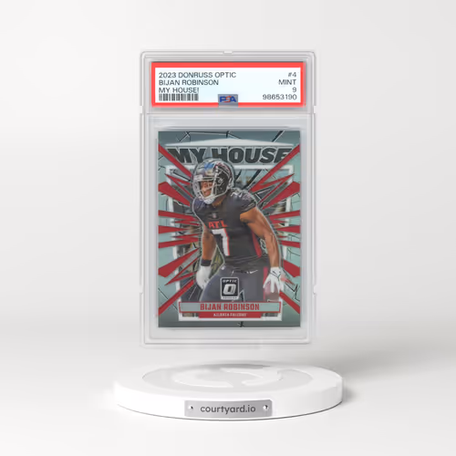 2023 Panini Donruss Optic My House! #4 Bijan Robinson (PSA 9 MINT)