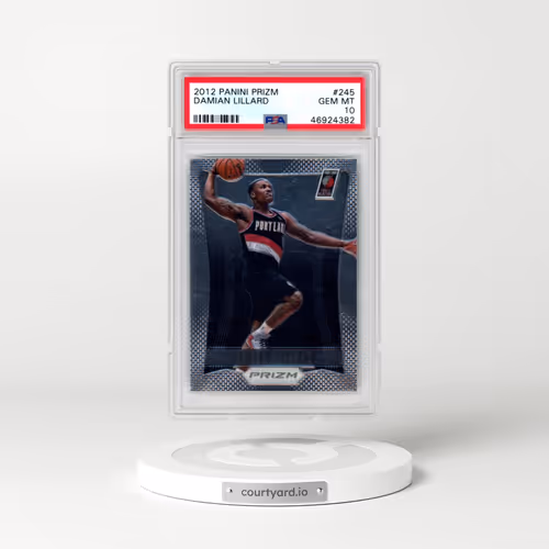 2012 Panini Prizm #245 Damian Lillard (PSA 10 GEM MINT)