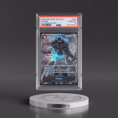2025 One Piece OP10-Royal Blood #082 Kuzan - Alternate Art (PSA 10 GEM MINT)