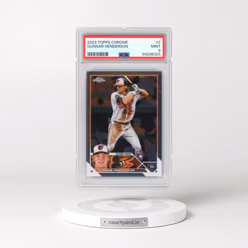 2023 Topps Chrome #2 Gunnar Henderson (PSA 9 MINT)