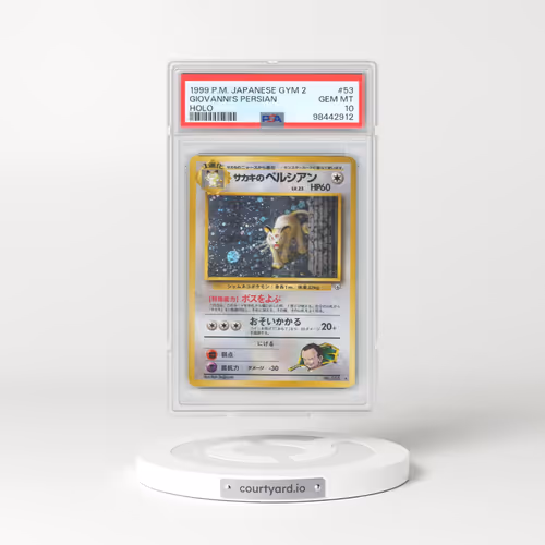 1999 Pokémon Gym 2 #53 Giovanni's Persian - Holo (PSA 10 GEM MINT)