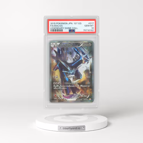 2015 Pokémon Legendary Shine Collection #017 Dialga - 1st Edition Full Art (PSA 10 GEM MINT)