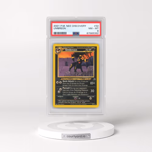 2001 Pokémon Neo Discovery #32 Umbreon (PSA 8 NM-MT)