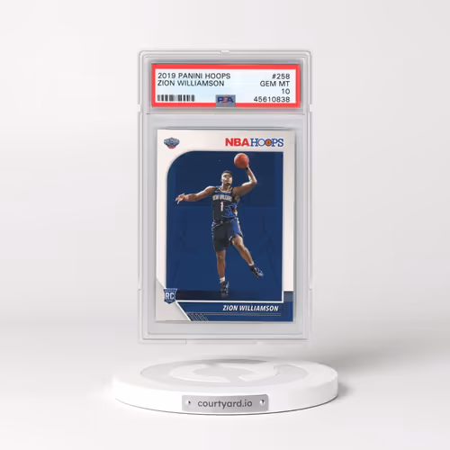 2019 Panini Hoops #258 Zion Williamson (PSA 10 GEM MINT)
