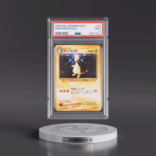 2000 Pokémon Neo #181 Ampharos - Holo (PSA 9 MINT)