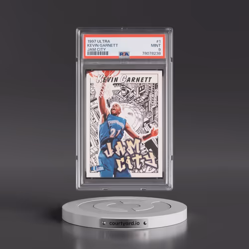 1997 Ultra Jam City #1 Kevin Garnett (PSA 9 MINT)