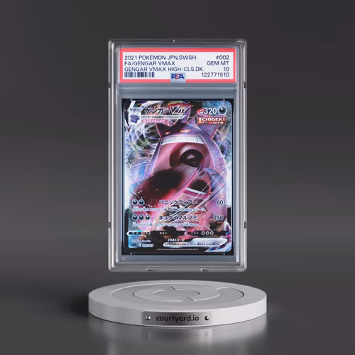 2021 Pokémon Sword & Shield Gengar Vmax High-Class Deck #002 Gengar Vmax - Full Art (PSA 10 GEM MINT