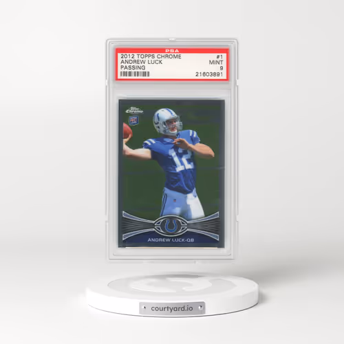 2012 Topps Chrome #1 Andrew Luck - Passing (PSA 9 MINT)