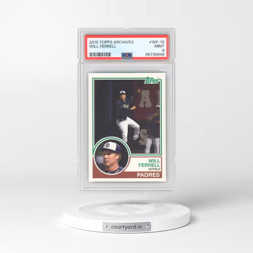 2015 Topps Archives Will Ferrell #WF-10 Will Ferrell (PSA 9 MINT)