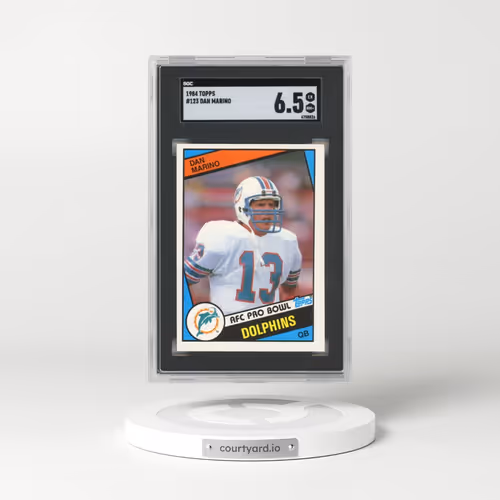 1984 Topps #123 Dan Marino (SGC 6.5 EX-MT+)