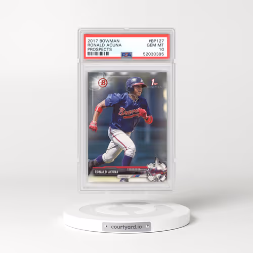 2017 Bowman Prospects #BP127 Ronald Acuna (PSA 10 GEM MINT)