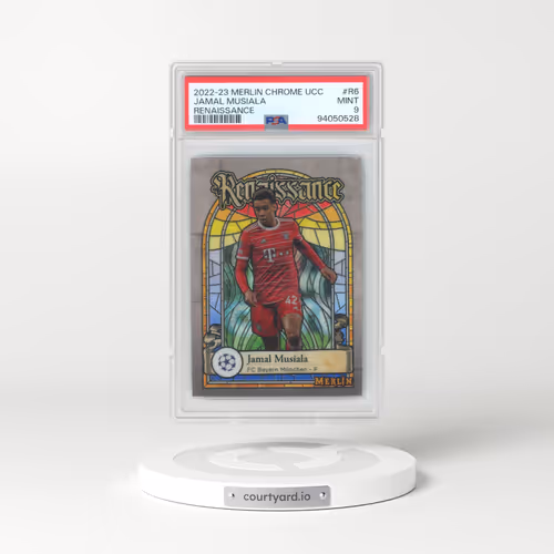 2022-23 Topps Merlin Chrome UEFA Club Competitions Renaissance #R6 Jamal Musiala (PSA 9 MINT)