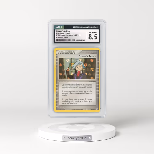 2004 EX Hidden Legends #92 Steven's Advice - Holo (CGC 8.5 NM-MT+)
