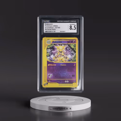 2002 Expedition #33/165 Alakazam - Reverse Holo (CGC 8.5 NM-MT+)
