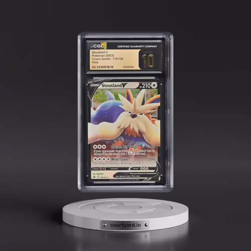 2023 Crown Zenith #116/159 Stoutland V - Holo (CGC 10 PRISTINE)