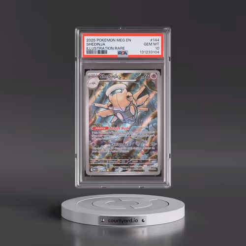 2025 Pokémon Meg EN-Mega Evolution #144 Shedinja - Illustration Rare (PSA 10 GEM MINT)