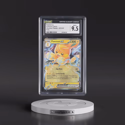 2023 Obsidian Flames - OBF EN #073/197 Pawmot ex - Holo (CGC 9.5 MINT+)