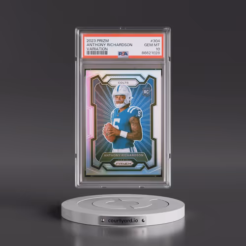 2023 Panini Prizm #304 Anthony Richardson - Variation (PSA 10 GEM MINT)