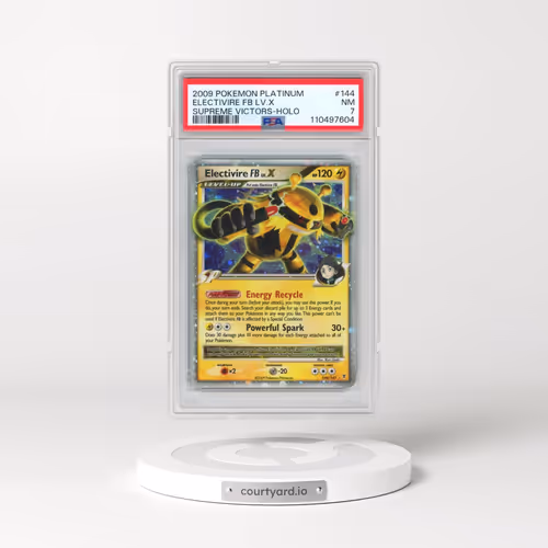 2009 Pokémon Platinum Supreme Victors #144 Electivire FB LV.X - Holo (PSA 7 NM)