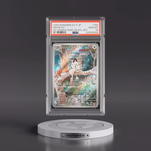2024 Pokémon SV-P Promo #192 Meowth - Start Deck Generations Special Battle Set (PSA 10 GEM MINT)
