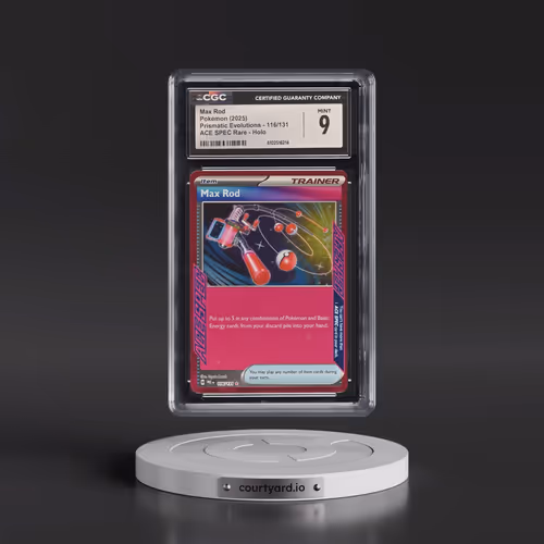 2024 Prismatic Evolutions - PRE EN #116/131 Max Rod - ACE SPEC Rare Holo (CGC 9 MINT)