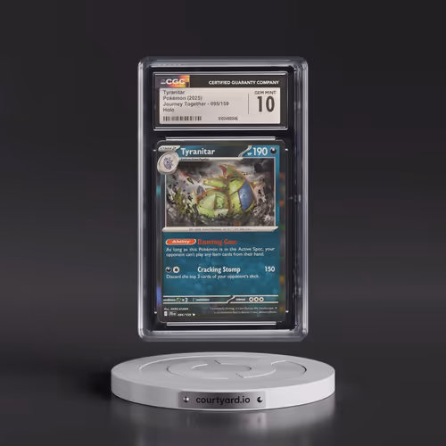 2025 Journey Together - JTG EN #095/159 Tyranitar - Holo (CGC 10 GEM MINT)