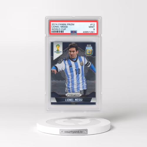 2014 Panini Prizm World Cup #12 Lionel Messi (PSA 9 MINT)