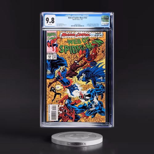 Web of Spider-Man #102 CGC 9.8 White Pages (Marvel Comics, 7/93) - Universal