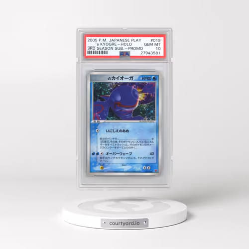 2005 Pokémon Play Promo #019 ____'s Kyogre - Holo 3rd Season Subscription (PSA 10 GEM MINT)