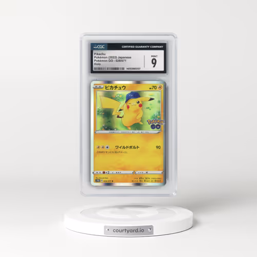 2022 Pokémon GO #028/071 Pikachu - Holo (CGC 9 MINT)