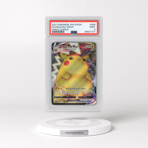 2021 Pokémon Sword & Shield Vmax Climax #046 Pikachu Vmax - Full Art (PSA 9 MINT)