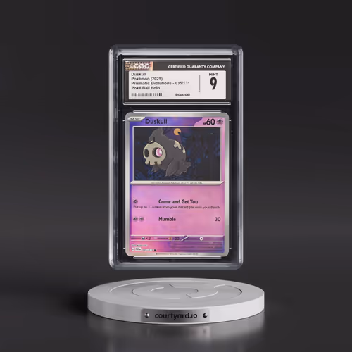 2024 Prismatic Evolutions - PRE EN #035/131 Duskull - Poké Ball Holo (CGC 9 MINT)