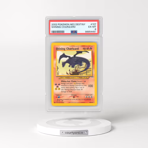 2002 Pokémon Neo Destiny #107 Shining Charizard - Holo (PSA 6 EX-MT)