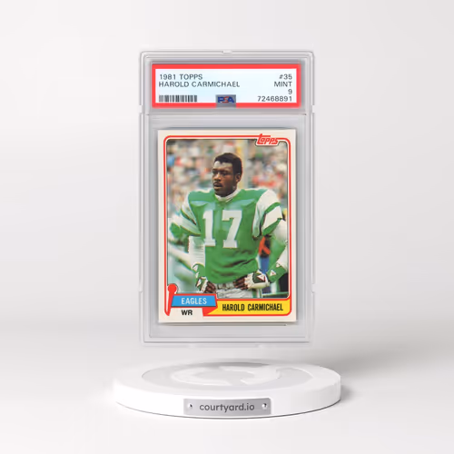 1981 Topps #35 Harold Carmichael (PSA 9 MINT)