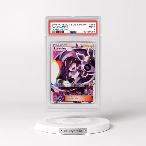 2018 Pokémon Sun & Moon Ultra Prism #153 Lusamine - Full Art (PSA 9 MINT)