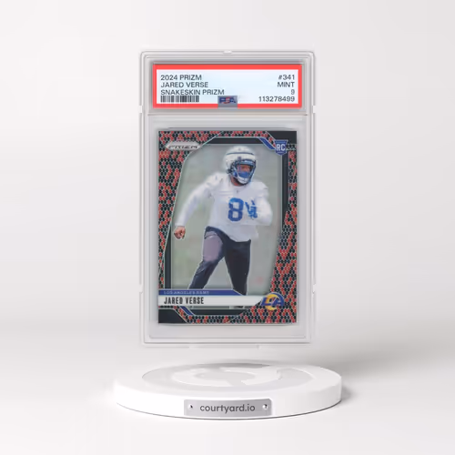 2024 Panini Prizm #341 Jared Verse - Snakeskin Prizm (PSA 9 MINT)
