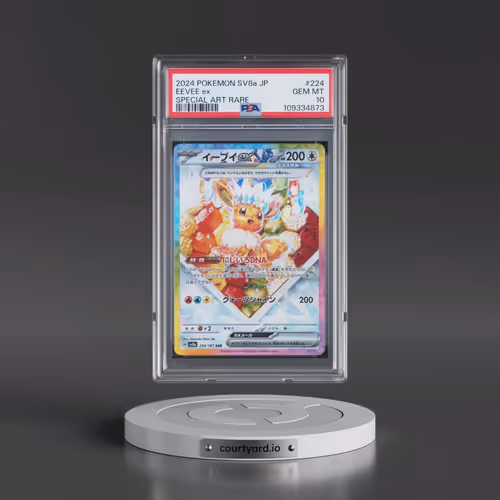 2024 Pokémon Sv8a-Terastal Fest EX #224 Eevee EX - Holo Special Art Rare (PSA 10 GEM MINT)