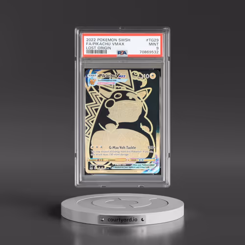 2022 Pokémon Sword & Shield Lost Origin #TG29 Pikachu Vmax - Full Art (PSA 9 MINT)