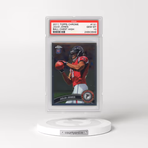 2011 Topps Chrome #131 Julio Jones - Ball Chest High (PSA 10 GEM MINT)