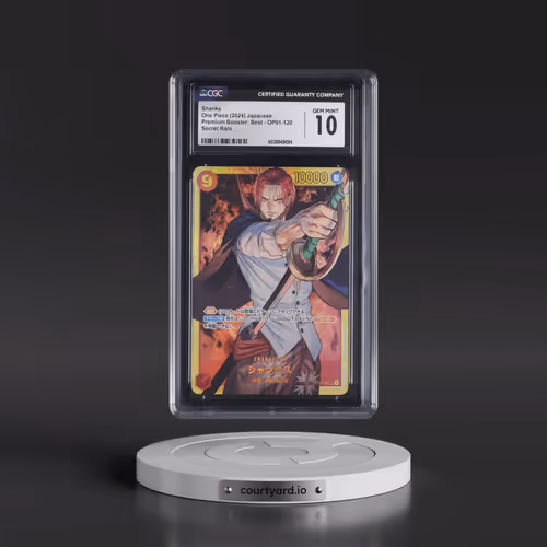 2024 Premium Booster: The Best (PRB-01) - Japanese #OP01-120 Shanks - Alternate Art (CGC 10 GEM MINT